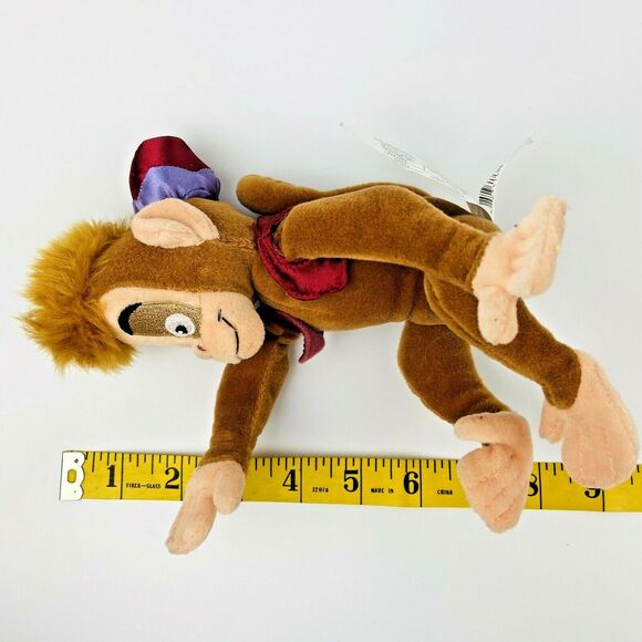 Disney Store Abu Monkey from Aladdin Plush Stuffed Animal Toy 7" - Picture 7 of 7